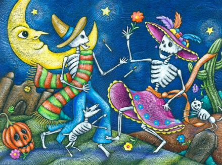 Dancing skeletons